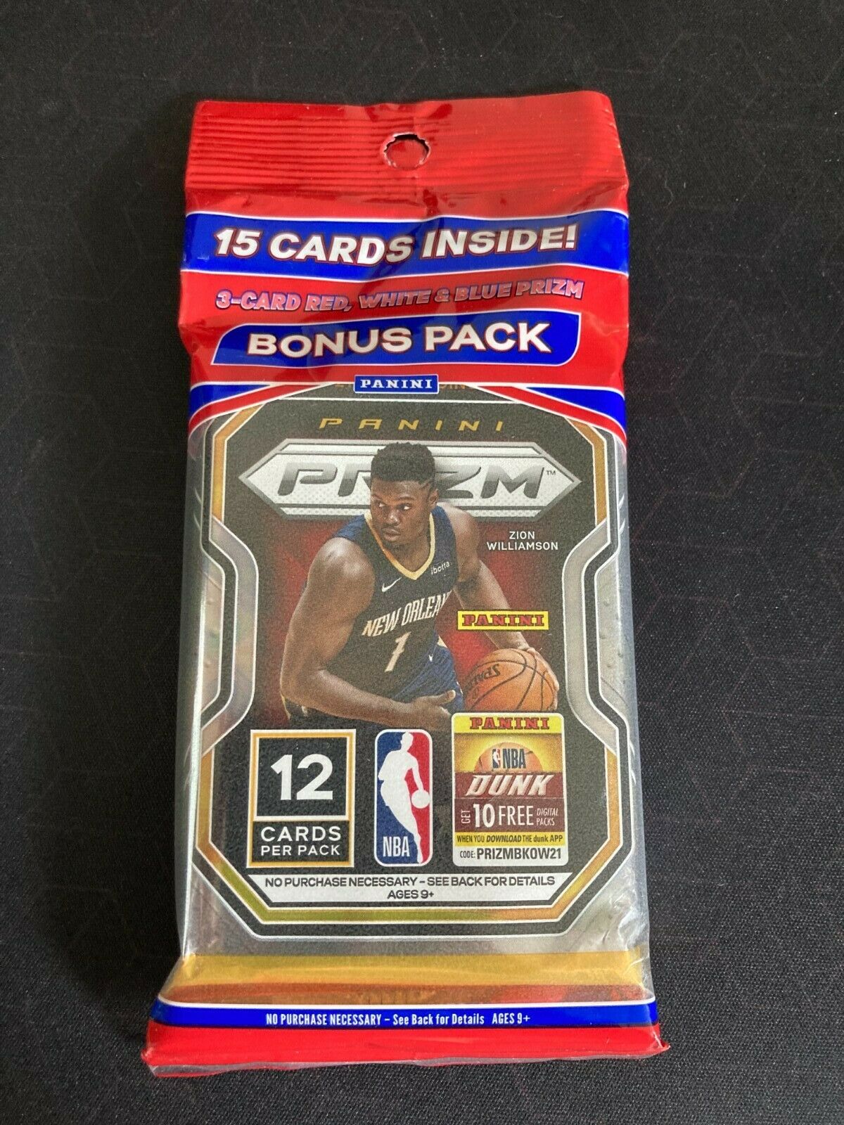2020-21 Panini Prizm NBA Basketball Cello Pack